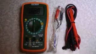 Extech MN35 Digital Mini Multimeter detailed look [upl. by Christoper]