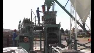 Brick block amp paver machineplant  PMSA VB1 amp VB1X [upl. by Ahsiuqat]