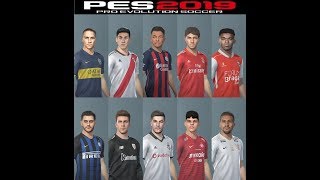 PES 2019 PC Mega facepack all in one 977 real faces added [upl. by Tiram637]