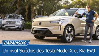 Essai  Le Volvo EX90 électrique peutil faire oublier le bon vieux XC90 thermique [upl. by Bakerman]