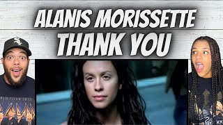 THAT VOICE FIRST TIME HEARING Alanis Morissette  Thank You REACTION [upl. by Leuqram]