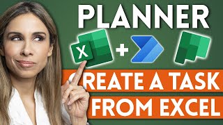 How to Create amp Update Planner Tasks from Excel or Teams [upl. by Drusilla]