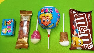 Candy ASMR Satisfying video Asmr Lollipops candy and chocolate Yummy candy Unboxing satishying [upl. by Nivle]