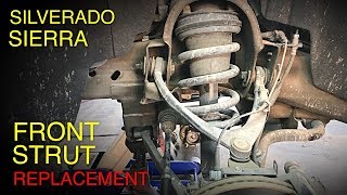 SilveradoSierra Front Shock Strut Replacement 20142018 [upl. by Edahs]