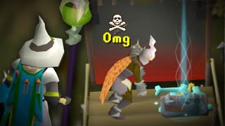 Skulltricking Greedy Runescape Players in Safe Zones [upl. by Larimore]