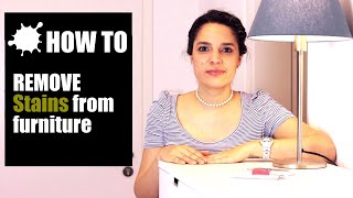 How to remove stains from your furniture IKEA II SARA MORA [upl. by Ardella]