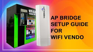 AP BRIDGE SETUP for WIFI VENDO using SLAP360 [upl. by Farrison279]