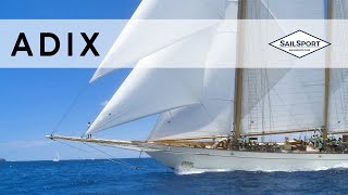 Sailing the Incredible Classic Yacht Adix [upl. by Ylyl]