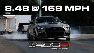 Fathouse Performance 1400R Twin Turbo GT500 14 Mile [upl. by Brenn]