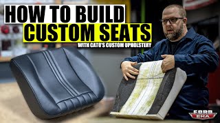 How To Build Custom Seats with Catos Custom Upholstery  Bitchin Stichin  Ford Era [upl. by Adahs557]