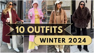 10 Latest Winter Fashion Trends for Women 2024  MustTry Outfits for Winter [upl. by Ynattir]