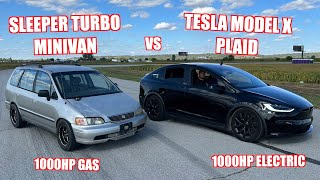 1000Hp Minivan Vs The Worlds Fastest Production SUV [upl. by Eissat]