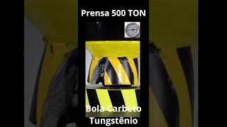 Prensa 500 TON Bola Carbeto Tungstênio [upl. by Corrinne]