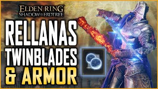 Elden Ring How To Get Rellanas Twinblades and Armor Set Twin Moons  Twin Moon Knight Remembrance [upl. by Eciral687]