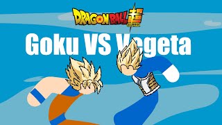 Goku VS Vegeta  Stick Fight [upl. by Slayton383]