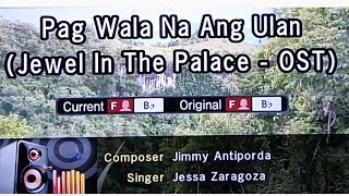 PAG WALA NA ANG ULAN Jessa Zaragosa 🎵Karaoke Version🎵 [upl. by Llerrehc]