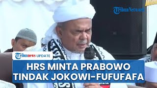 Suara Keras Habib Rizieq saat Reuni PA 212 Singgung Jokowi amp Fufufafa Minta Prabowo Tindak Tegas [upl. by Lati914]