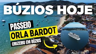 O que fazer em BÚZIOS com dia NUBLADO Passeio pela ORLA BARDOT EM BÚZIOS [upl. by Amoihc]