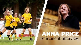 Wolves Womens Anna Price says goodbye after 30 years [upl. by Uriah]