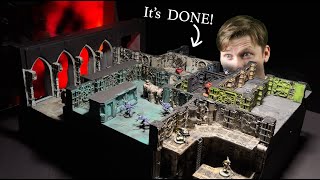 Making the coolest Warhammer table ever  Kill Team Gallowdark Table pt 3 [upl. by Theodore]