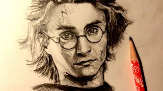 ASMR  Pencil Drawing 121  Harry Potter Request [upl. by Daigle]