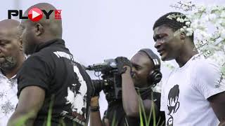 La levée du corps de DJ Arafat au stade Félix Houphouet Boigny [upl. by Nahtanohj]