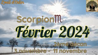 Scorpion 2ème décan février 2024 [upl. by Gairc954]