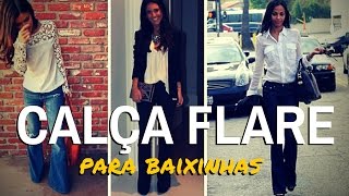 Calça flare para baixinhas como usar  Izabela Ruedell [upl. by Anilam265]