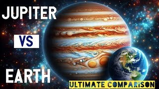 Jupiter vs Earth The Ultimate Comparison jupiter earth science [upl. by Cheston]