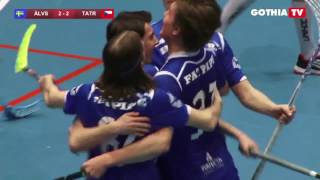 All the goals from B16 ÄLVSJÖ AIK  TATRAN STRESOVICE in Gothia Innebandy Finals 2016 [upl. by Goodman]