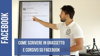 Come Scrivere in Grassetto su Facebook [upl. by Phelan]