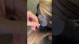 How to wash Nano ring hair extensions 💕🫧 ‍ [upl. by Maddeu]