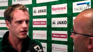 Lukas Schenkel vor dem Spiel FC Flawil gegen FCSG [upl. by Assilla]