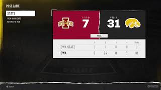 Dynasty U Iowa State vs Iowa [upl. by Lilhak]