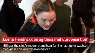 Loena Hendrickx terug thuis met Europese titel op zak [upl. by Satterfield333]