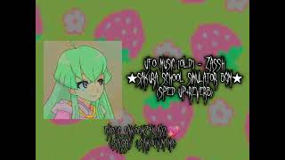 🍉👽°•UFO Music OLD  Zassh  ★SAKURA School Simulator BGM★  sped upreverb•°🛸🍡 [upl. by Cartan68]