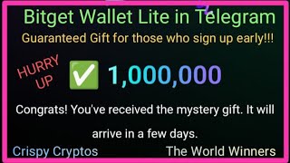 Bitget Wallet Lite  You’re invited to unlock a mystery gift [upl. by Naujik]