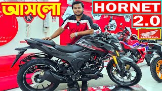 নতুন আসলো New Honda Hornet 20 Details amp Price in Bangladesh 2024  City Honda  White Top Ten [upl. by Arraet488]