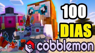 100 DIAS en MINECRAFT con POKEMONES COBBLEMON P2 [upl. by Eniamart]