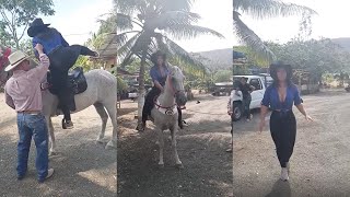 How to horse ride perfectly My First Horseback Riding Lesson EVER [upl. by Kecaj415]