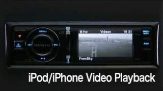 Kenwood KIV700 Video Playback from iPod [upl. by Tamaru625]