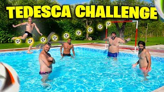 ⚽ TEDESCA FOOTBALL CHALLENGE in PISCINA con gli ELITES [upl. by Gemmell]