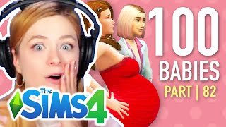 Single Girl Tries The 100 Baby Challenge In The Sims 4  Part 82 [upl. by Alvy428]