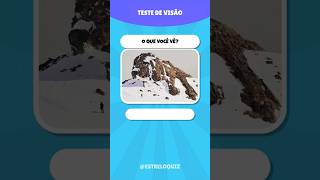 Teste de visão Qual é o animal escondido 🧐 quiz animais macaquiz [upl. by Hsetih]