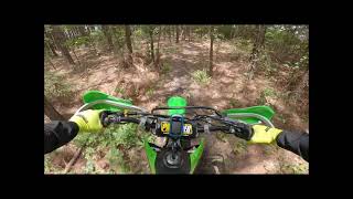 Garmin Etrex 22x Test with GoPro Mount KLX300R [upl. by Lucita]