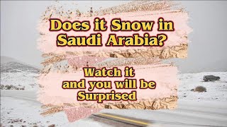 5 PLACES IN SAUDI ARABIA WHERE IT SNOWS IN WINTER [upl. by Job]