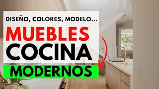 MUEBLES DE COCINA MODERNOS  GABINETES COCINAS MODERNAS 2023  VER COCINAS PEQUEÑAS [upl. by Kylander]