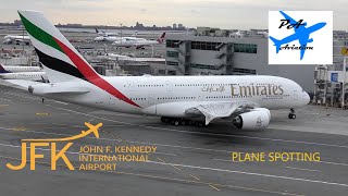 JFK International Airport Plane Spotting [upl. by Arleen630]