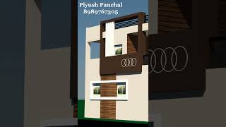 House Front Design 2024 PiyushPanchal homedesign [upl. by Halet566]