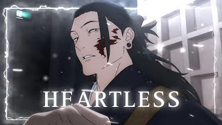 SUGURU GETO — HEARTLESS  EDIT  AMV  — FAST EDIT [upl. by Enomar]